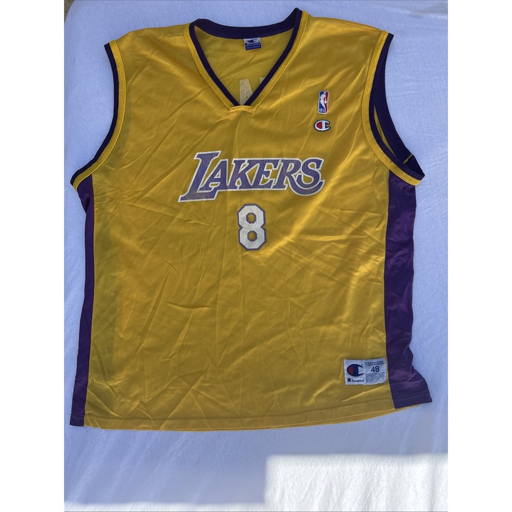 Vintage Los Angeles Lakers Jersey Kobe Bryant #8 Champion Jersey Y2K Sz XL - Picture 1 of 7